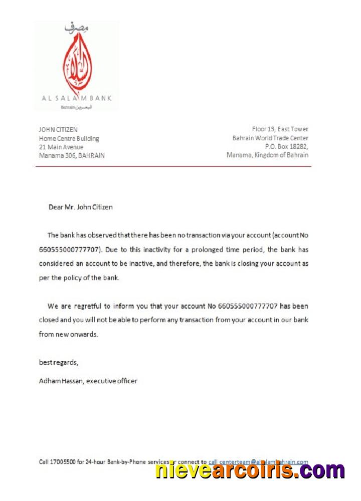 Bahrain Al Salam closure reference